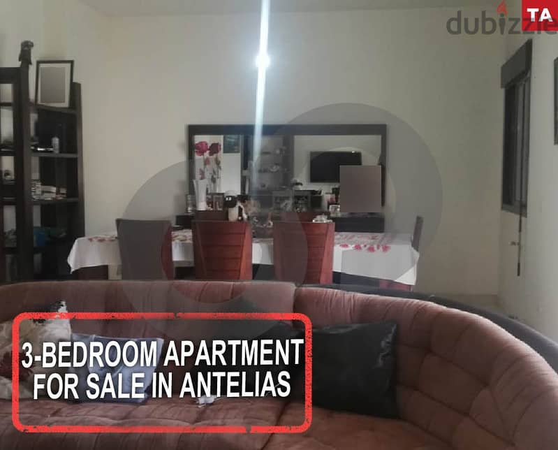 Prime location apartment in antelias/ أنطلياس REF#TA111289 0