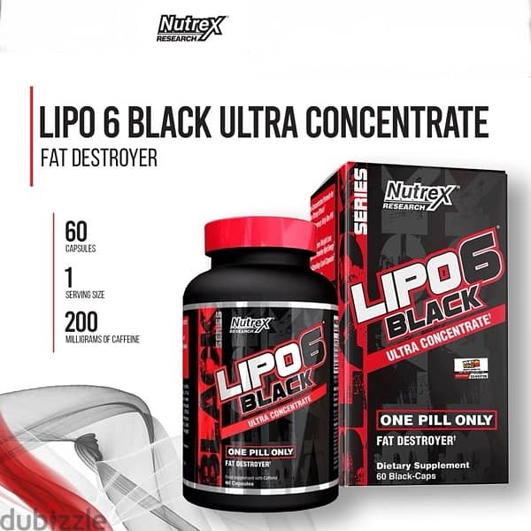 Nutrex Lipo 6 Black 60capsule 1