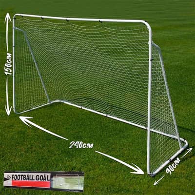 Football Goal Steel Frame 240 x 150 x 90 cm