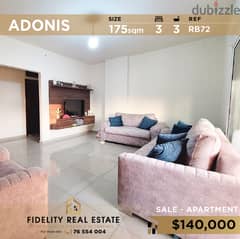 Apartment for sale in Adonis RB72 شقة للبيع بأدونيس 0