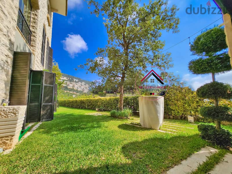 Enjoy where you Live ! Apartment +Private Garden for sale in Beit Misk 6