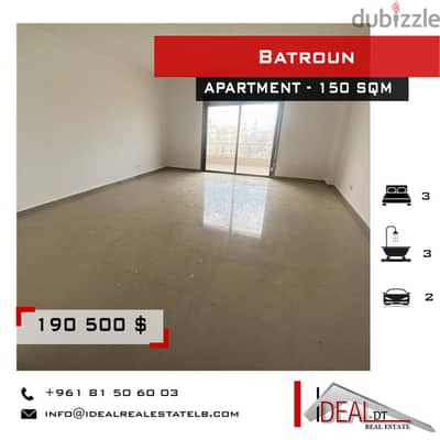 Apartment for sale in the heart of Batroun 150 SQM REF#jcf3247