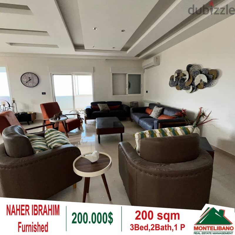 Fully furnished apartment with a open view for sale in Naher Ibrahim! 1