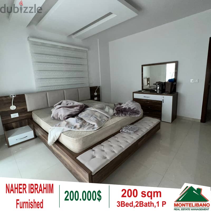 Fully furnished apartment with a open view for sale in Naher Ibrahim! 3