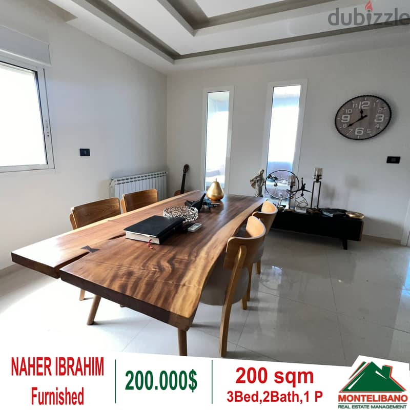 Fully furnished apartment with a open view for sale in Naher Ibrahim! 5