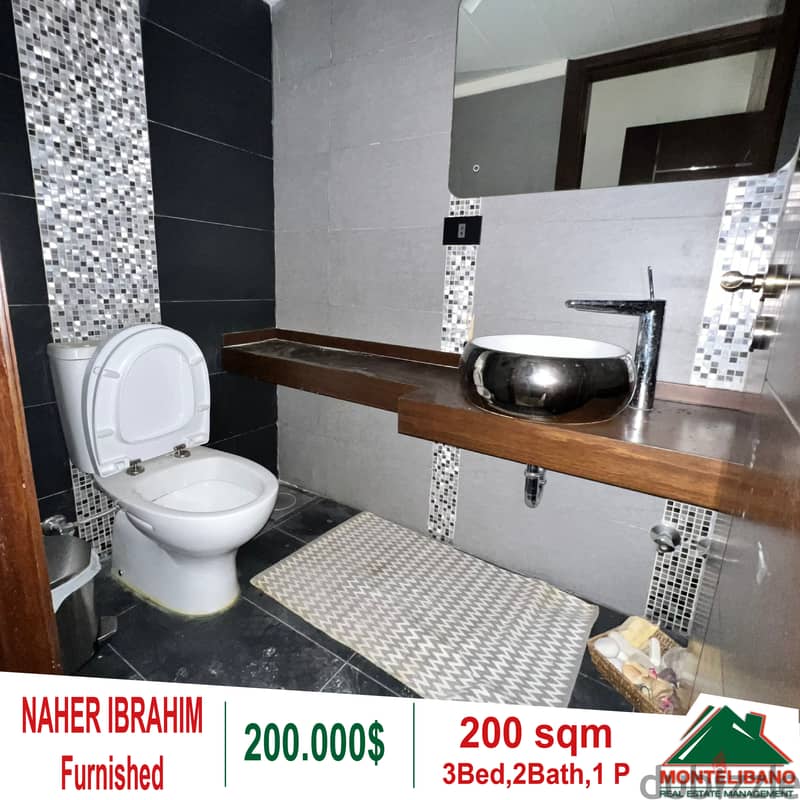 Fully furnished apartment with a open view for sale in Naher Ibrahim! 6