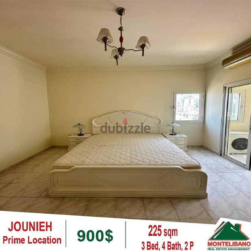 900$!!! Sea View Apartment for rent located in Jounieh 1