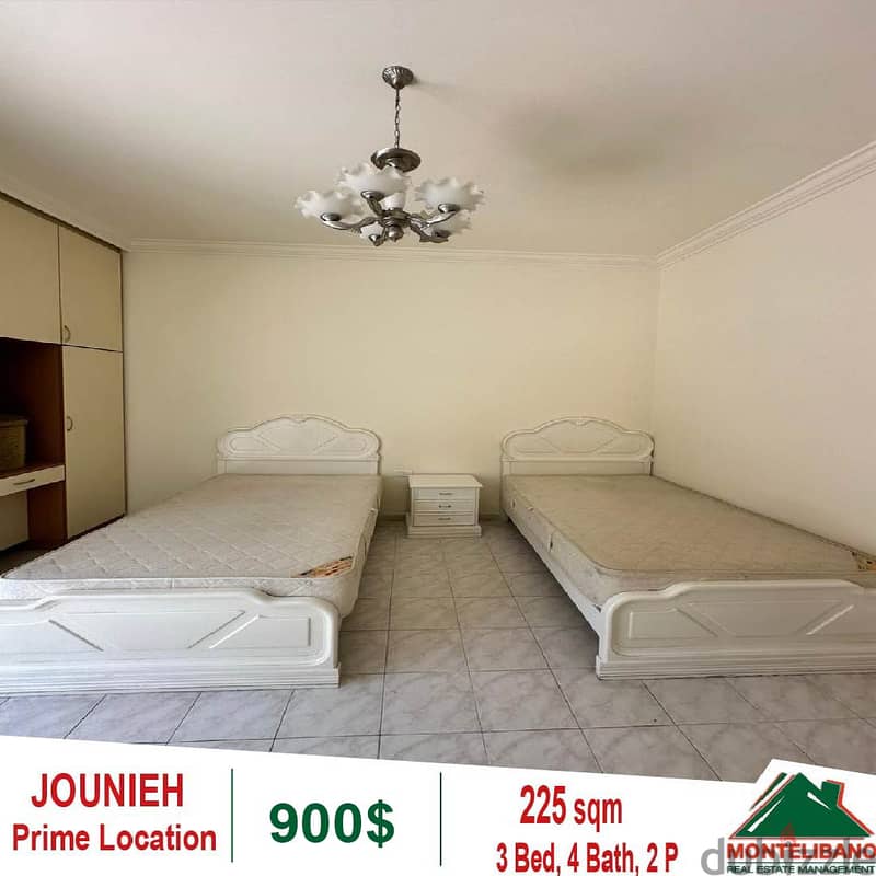 900$!!! Sea View Apartment for rent located in Jounieh 2