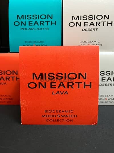 OMEGA SWATCH Mission on Earth Lava high quality