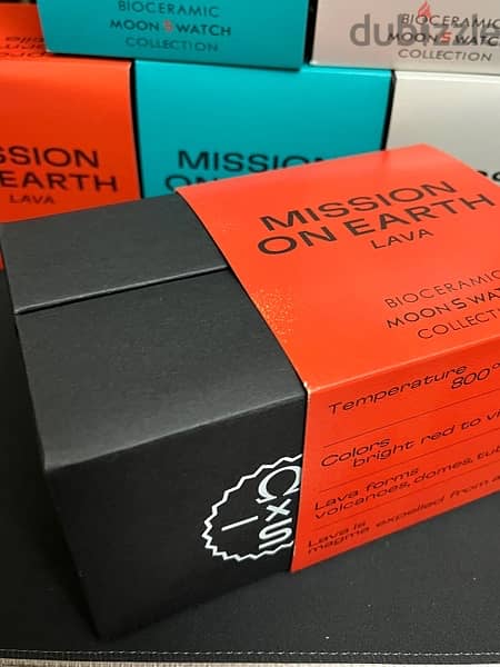 OMEGA SWATCH Mission on Earth Lava high quality 1