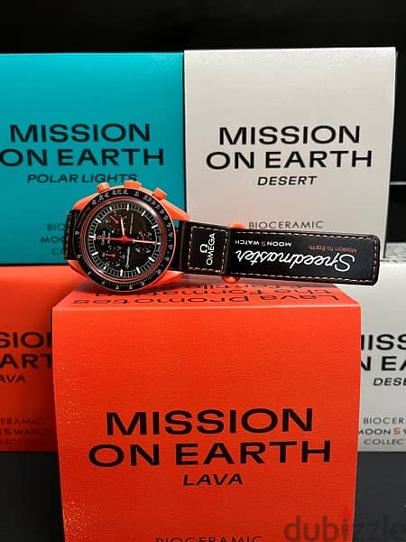 OMEGA SWATCH Mission on Earth Lava high quality 4