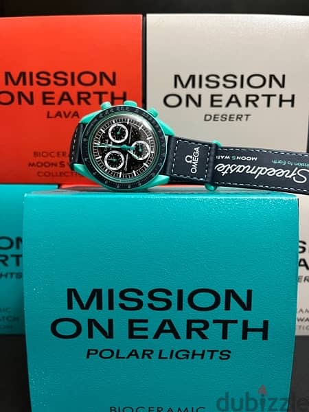 OMEGA SWATCH Mission on Earth Polar high quality 4