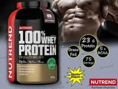 NUTREND 100% whey protein vanilla flavored 75 serving 2250g 0