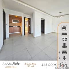 Ashrafieh | Brand New 3 Bedrooms Apartment | Balcony | Open View