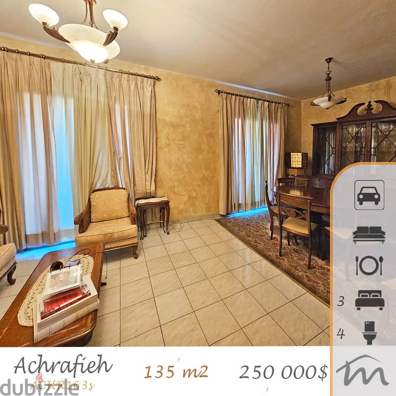 Ashrafieh | Brand New 3 Bedrooms Apartment | Equipped Kitchen | 135m² 0