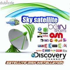 SKY-SAT EU-R03I تركيب الستلايت الدش ستالايت