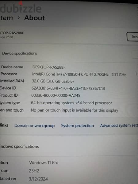 Dell Precision 7550 i7-10850H/32GB/512GB SSD/NVIDIA Quadro RTX 3000 3