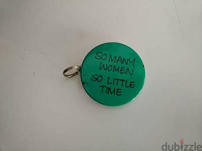 Vintage funny keychain - Not Negotiable