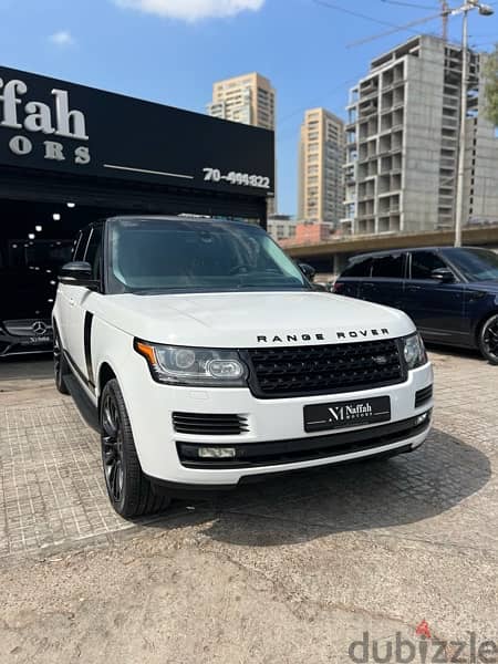 Range Vogue V8 Supercharged 2015 (Clean Carfax) Ajnabe,(Tesjilo Rkhis) 2