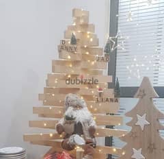 WOODEN CHRISTMAS TREE 0