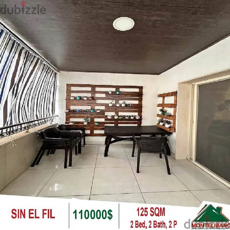 110000$!! Apartment for sale located in Sin El Fil 3