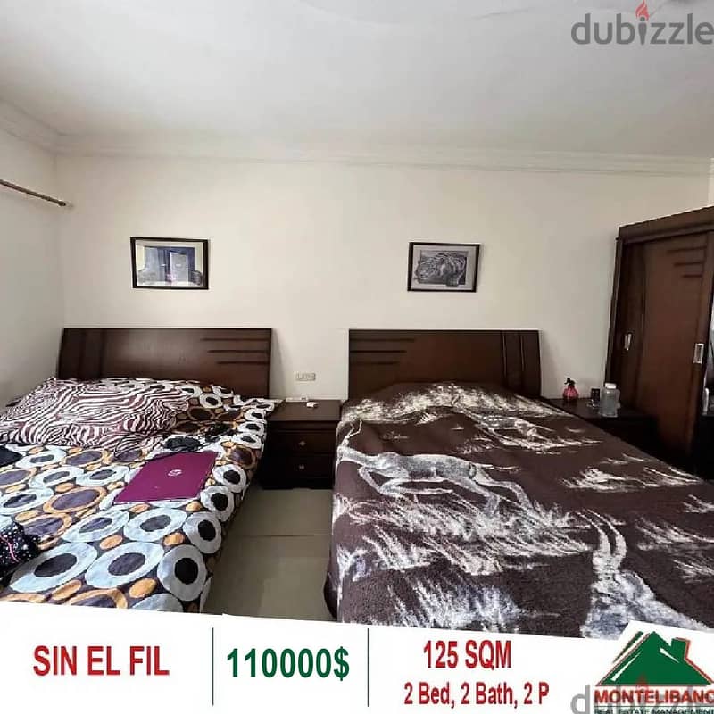 110000$!! Apartment for sale located in Sin El Fil 4