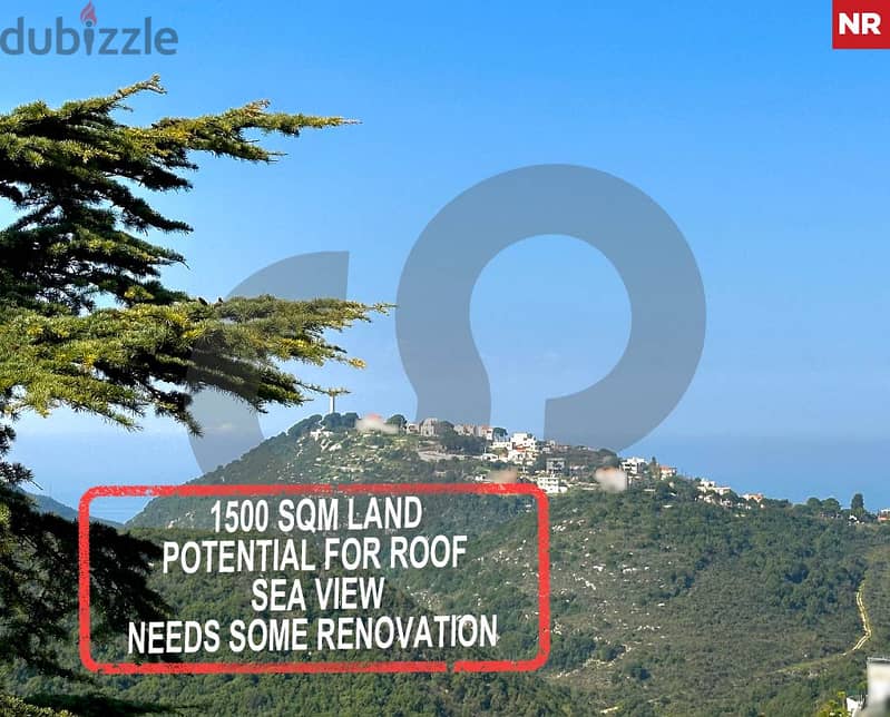 Standalone duplex for sale with a 1500sqm land in batroun REF#NR102302 0