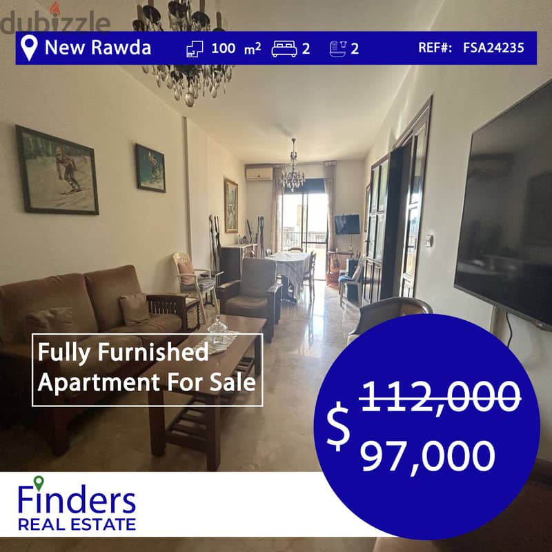 Apartment For Sale in New Rawda! | ! شقة للبيع في نيو روضة 0