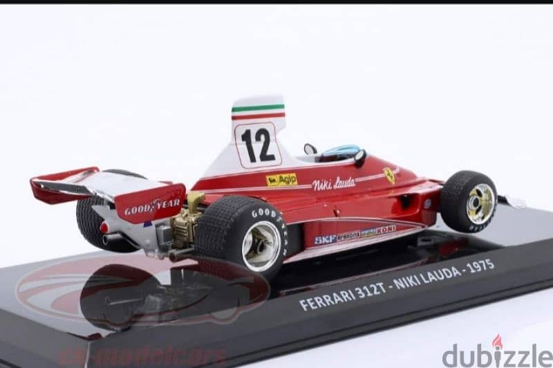 Niki Lauda Ferrari 312T (GP 1975) diecast car model 1:24 3