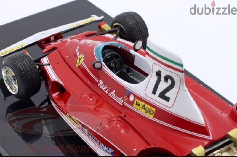 Niki Lauda Ferrari 312T (GP 1975) diecast car model 1:24 5