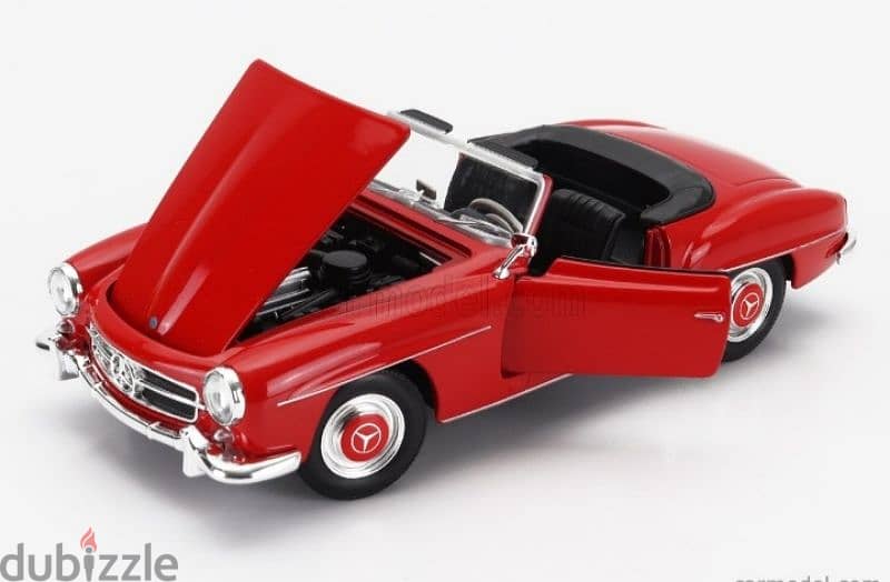 Mercedes 190SL 1955 diecast car model 1:24 3