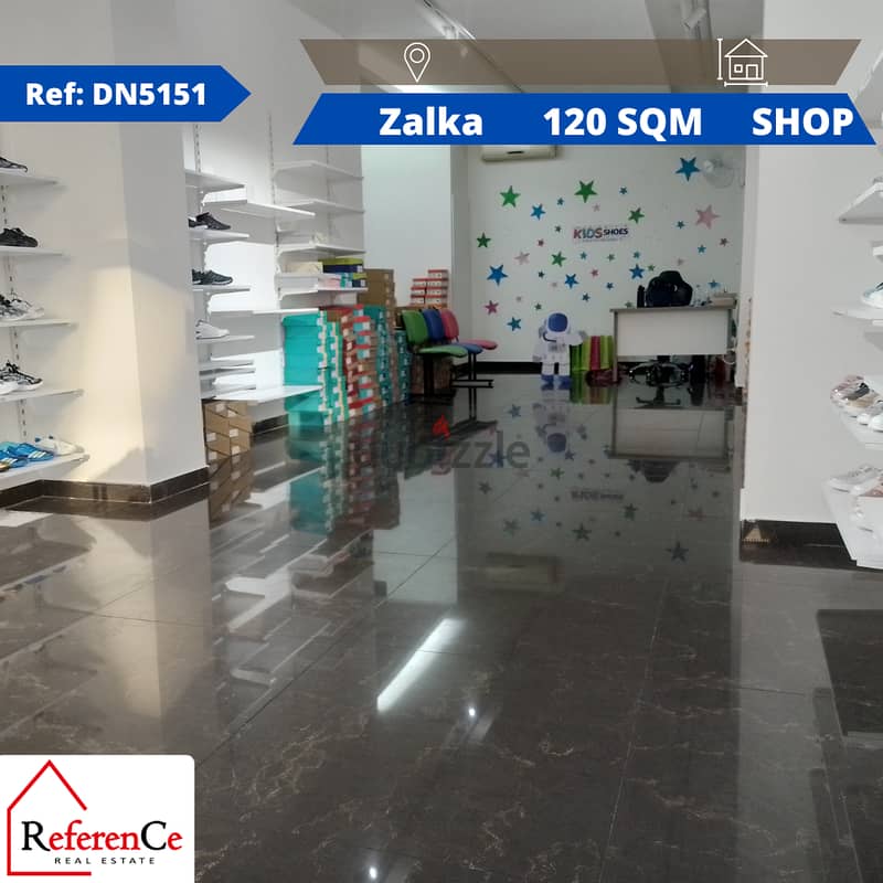 Duplex SHOP for Rent in Zalka. محل دوبلكس للإيجار في الزلقا 0