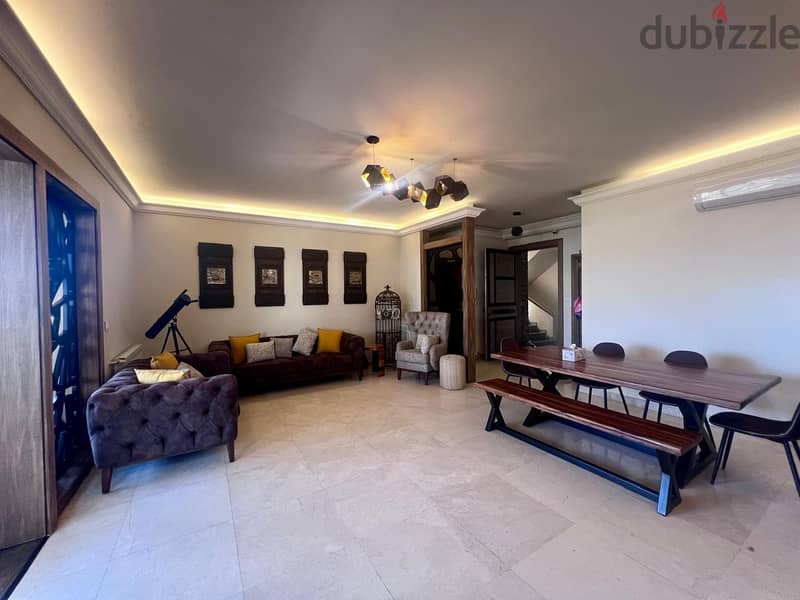 Apartment with garden for rent in Baabdat شقة للإيجار مع حديقة 7