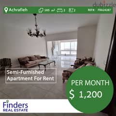 An apartment For Rent in Achrafieh! |شقة للإيجار في الأشرفية 0