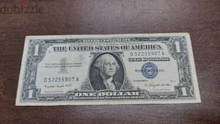 1 dollar blue seal 1957