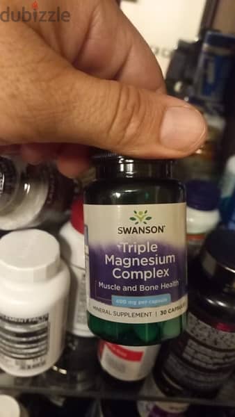 Swanson Triple Magnesium Complex - 30 Capsules, 400mg