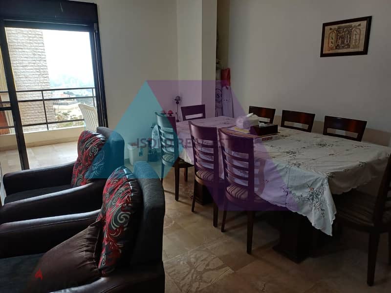 A 145 m2 apartment having a partial sea&city view for sale in Fanar 1