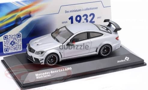 Mercedes C63 AMG Black Series diecast car model 1;43