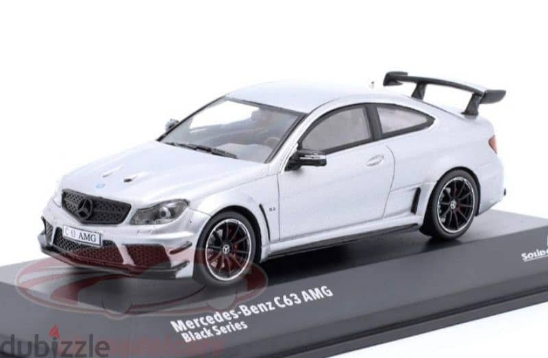 Mercedes C63 AMG Black Series diecast car model 1;43 1