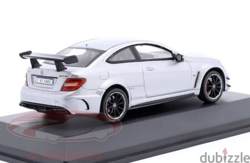 Mercedes C63 AMG Black Series diecast car model 1;43 3