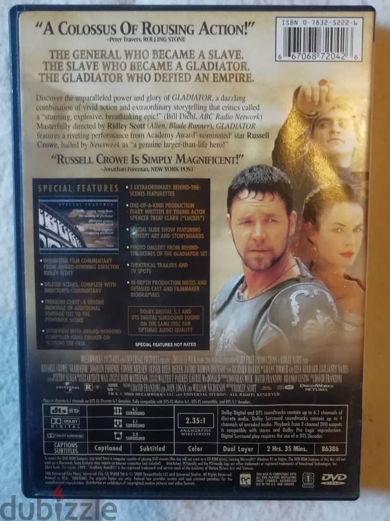 Gladiator special edition double DVD 3