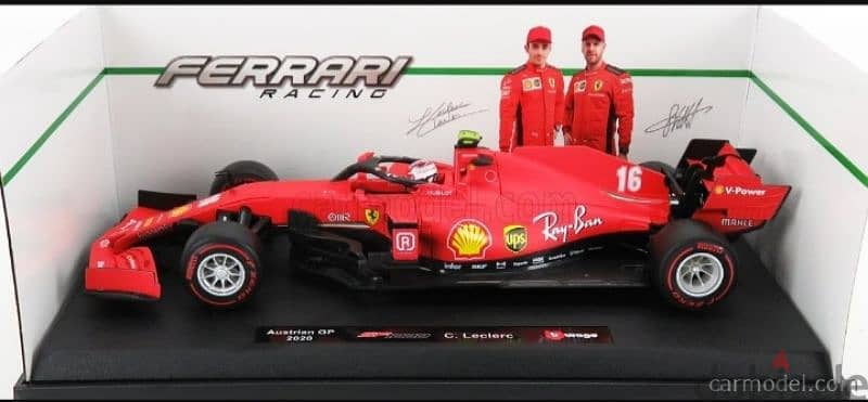 Charles Leclerc  SF1000 F1 diecast car model 1:18. 7