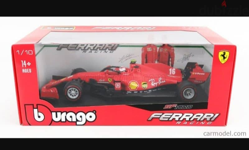 Charles Leclerc  SF1000 F1 diecast car model 1:18. 8