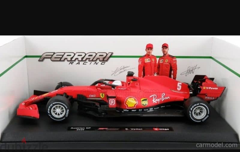 Sebastien Vettel Ferrari SF1000 diecast car model 1;18. 7