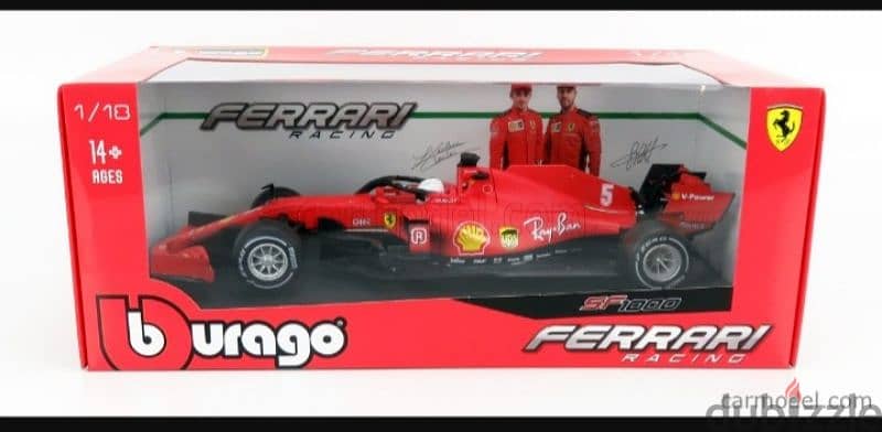 Sebastien Vettel Ferrari SF1000 diecast car model 1;18. 8