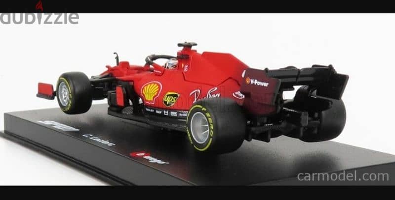 Ferrari SF21 C. Leclerc diecast car model 1;43. 3