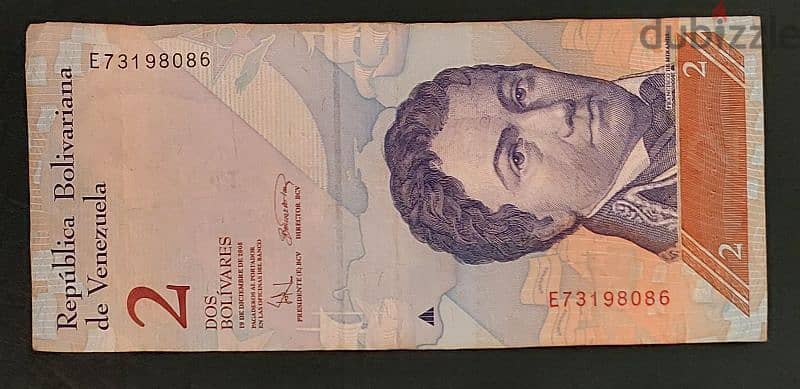 Venezuela 2 Bolivares 2008 0