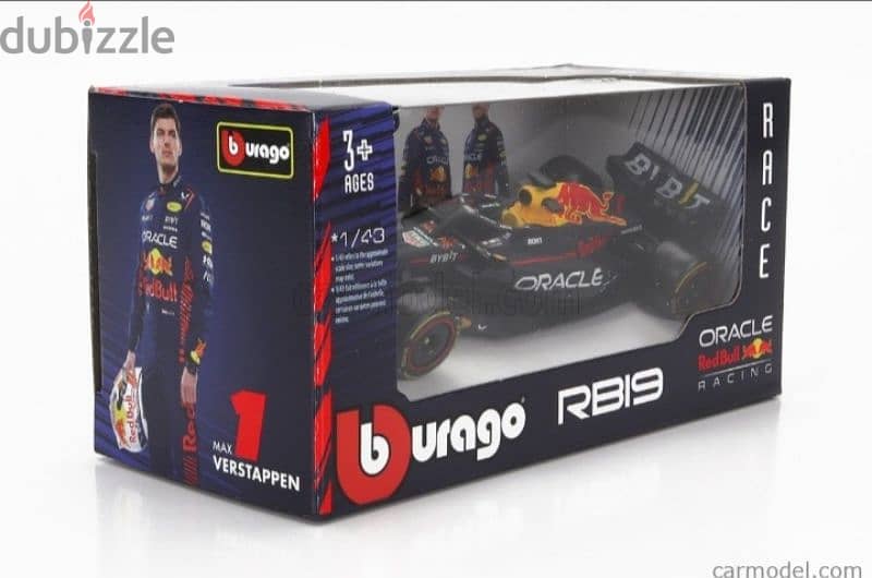 Max Verstappen Redbull RB19 (2023) diecast car model 1;43. 6