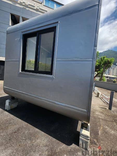 portacabin curved 8x3m#prefab#caravan#بيت جاهز#مكتب# 1