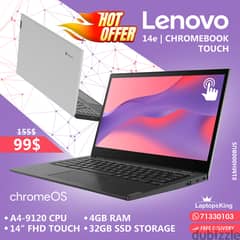 LENOVO 14E CHROMEBOOK A4-9120 CPU 14-INCH TOUCHSCREEN LAPTOP 0